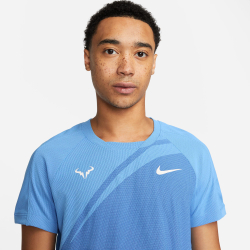 Мужское теннисное поло Nike Dri-Fit Advantage RAFA MNK T-Shirt Men - Light Blue