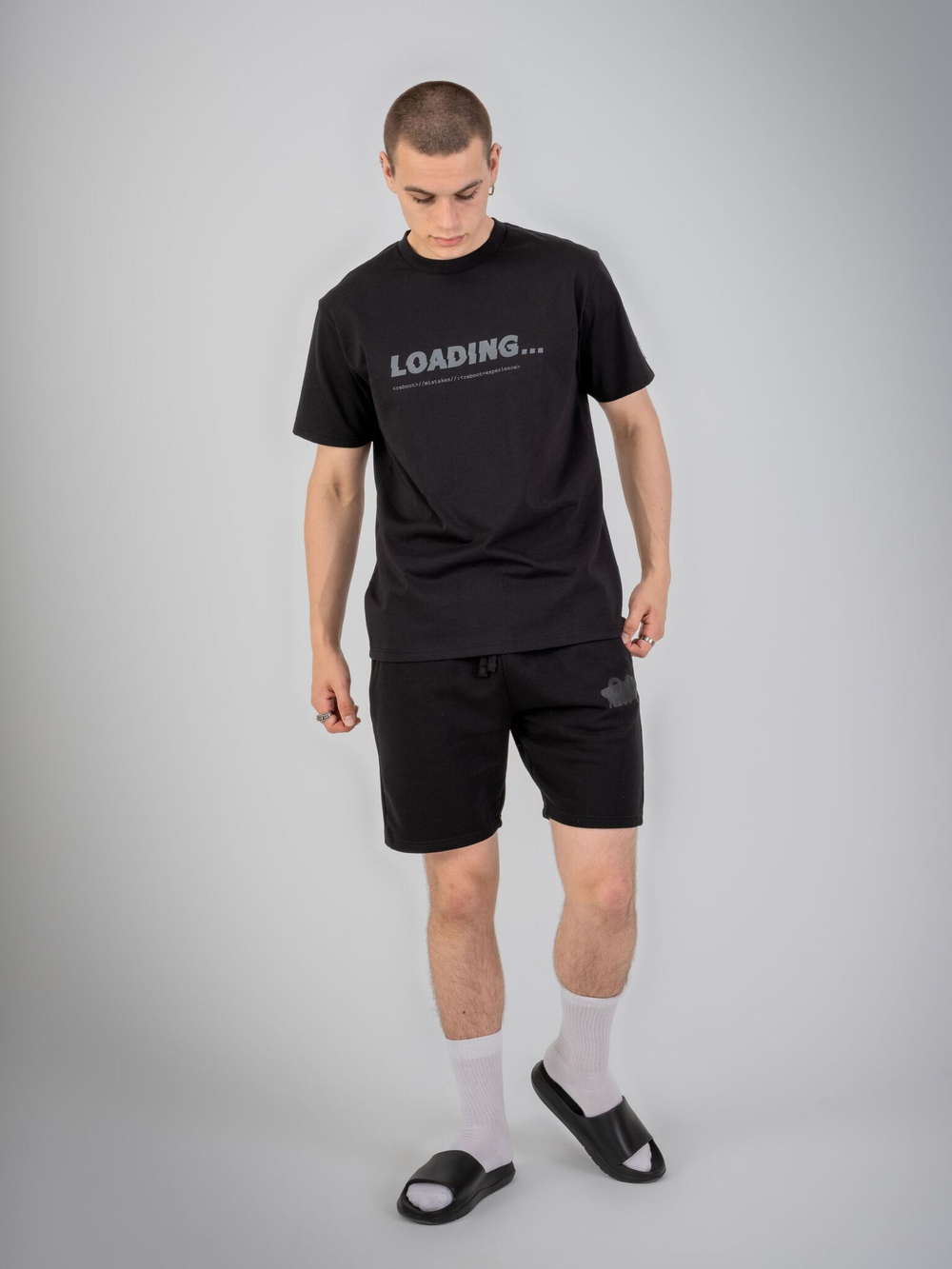 Футболка мужская ORIGINAL CREATOR LOADING GLITCH T-SHIRT, Черный