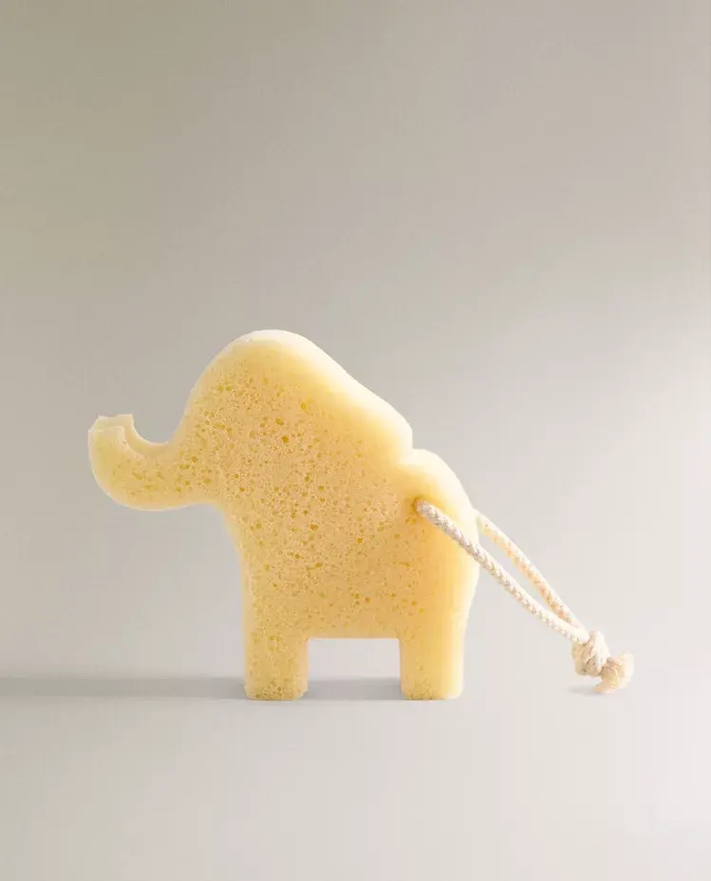 ZARA HOME ДЕТСКАЯ МЯГКАЯ ГУБКА В ФОРМЕ СЛОНА, СВЕТЛО-БЕЖЕВЫЙ