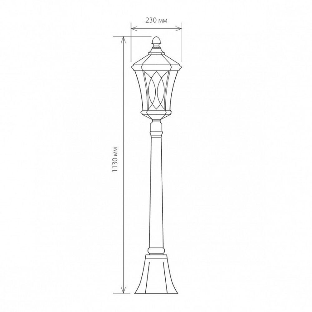 Наземный высокий светильник Elektrostandard Virgo a031929