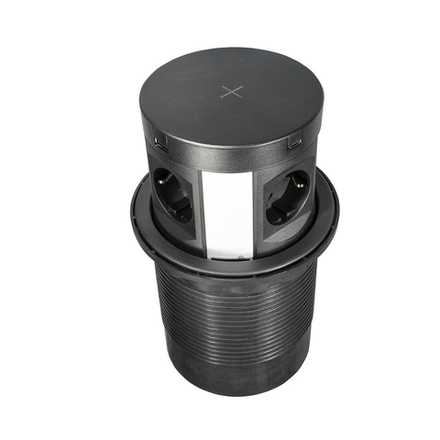 Блок розеток выдвижной вертикальный POP UP ELITE