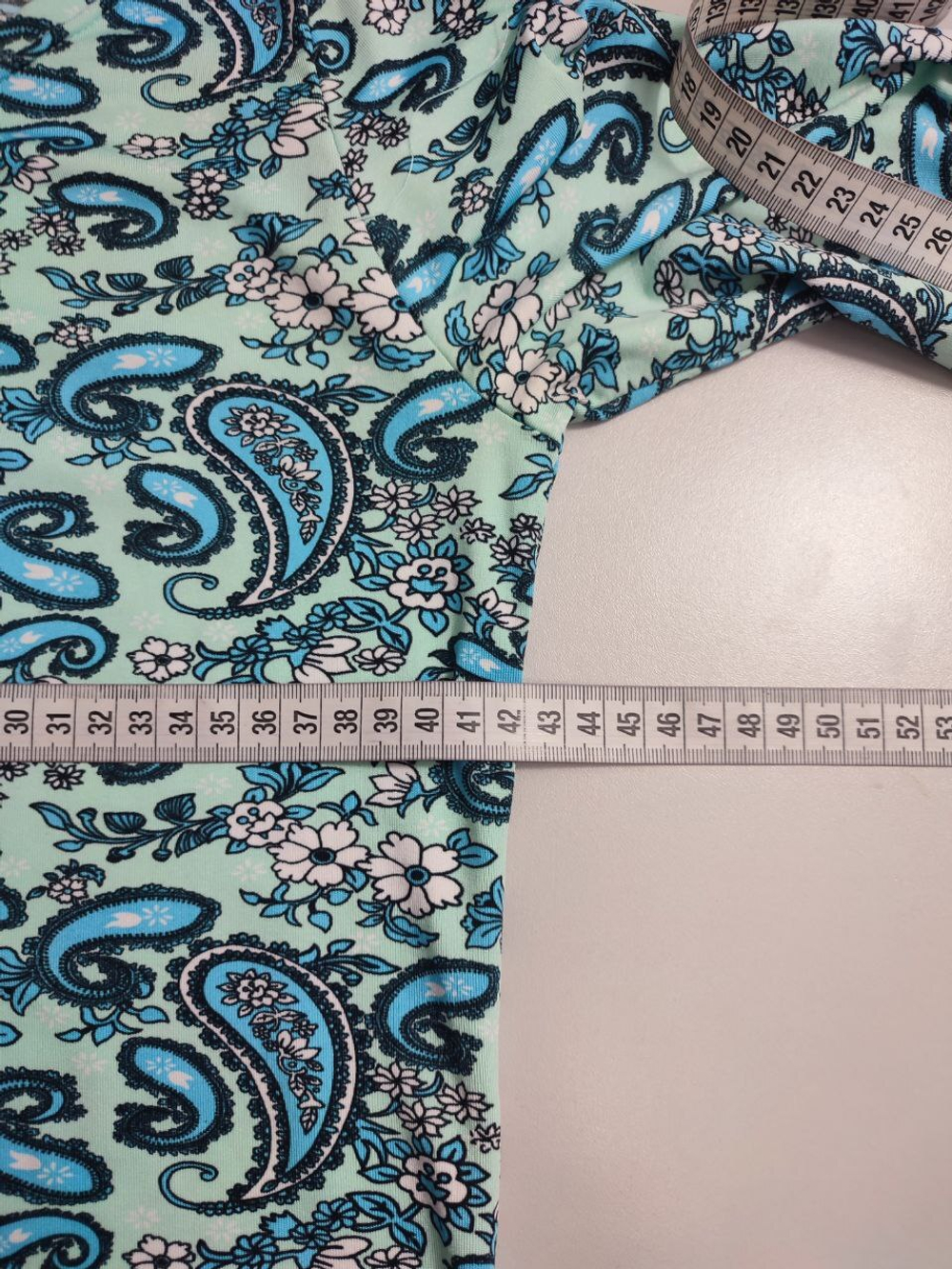 Платье с принтом 44 размер