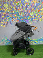 Коляска  BELLA LUX (3 в 1) (RIKO BASIC) 01 темно-серый