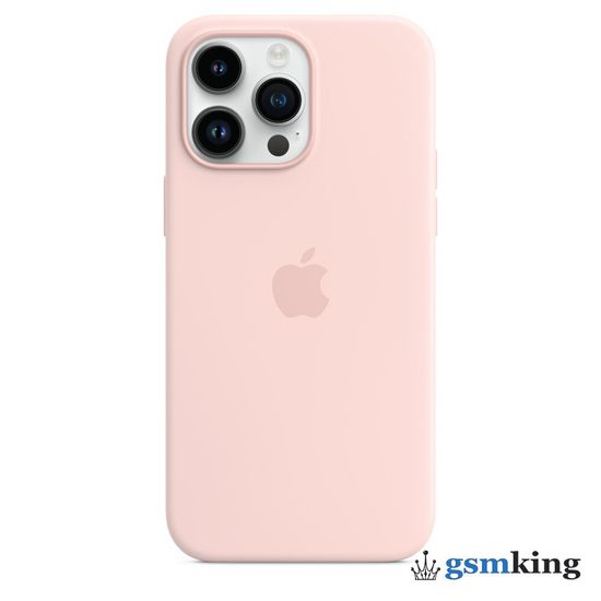 Apple Silicone Case with MagSafe iPhone 14 Pro Max Chalk Pink (Розовый) MPTT3ZM/A
