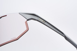 Спортивные очки 100% Hypercraft SQ / Matte Stone Grey / HiPER Crimson Silver Mirror Lens