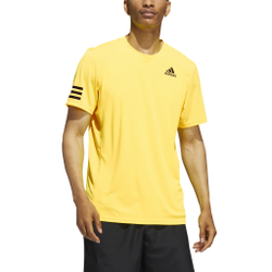 Мужское теннисное поло adidas Club 3 Stripes T-Shirt Men - Yellow