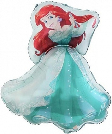 К Фигура Принцесса Русалочка Ариэль Нарядное платье (35''/89 см)