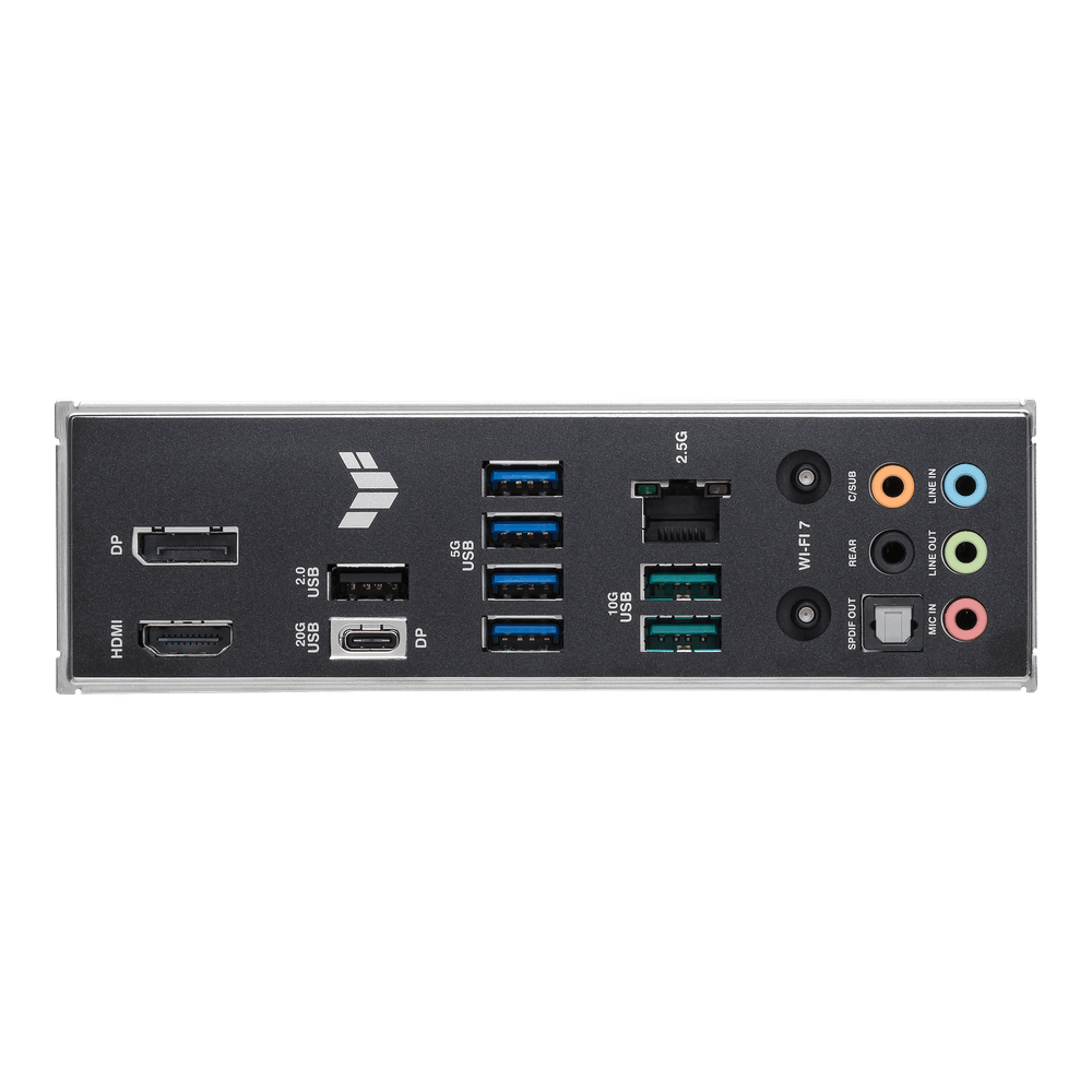 Материнская плата ASUS TUF GAMING B860M-PLUS WIFI, LGA1851 B860 4xDDR5 4xSATA 3xM.2 HDMI DP mATX