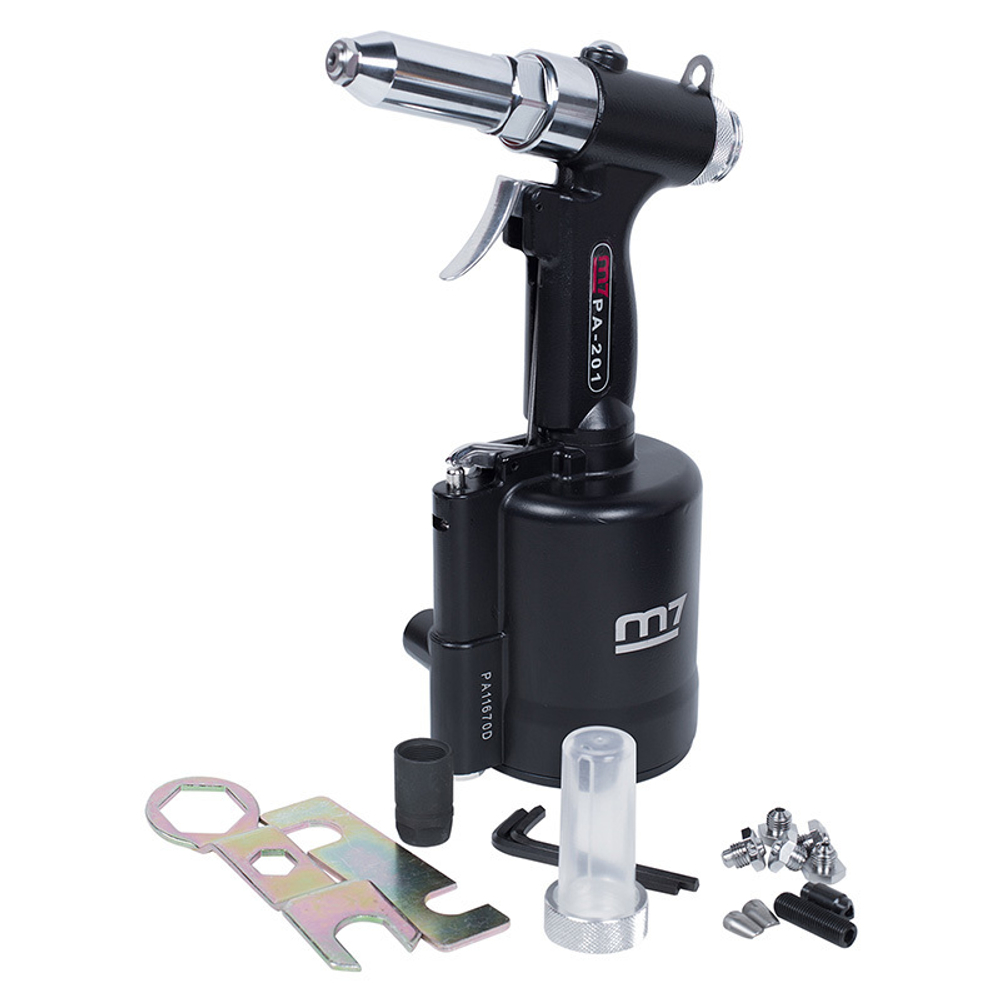 MIGHTY SEVEN (PA-201) Пневмогидравлический заклепочник для заклепок диаметром 2,4 - 6,4 мм