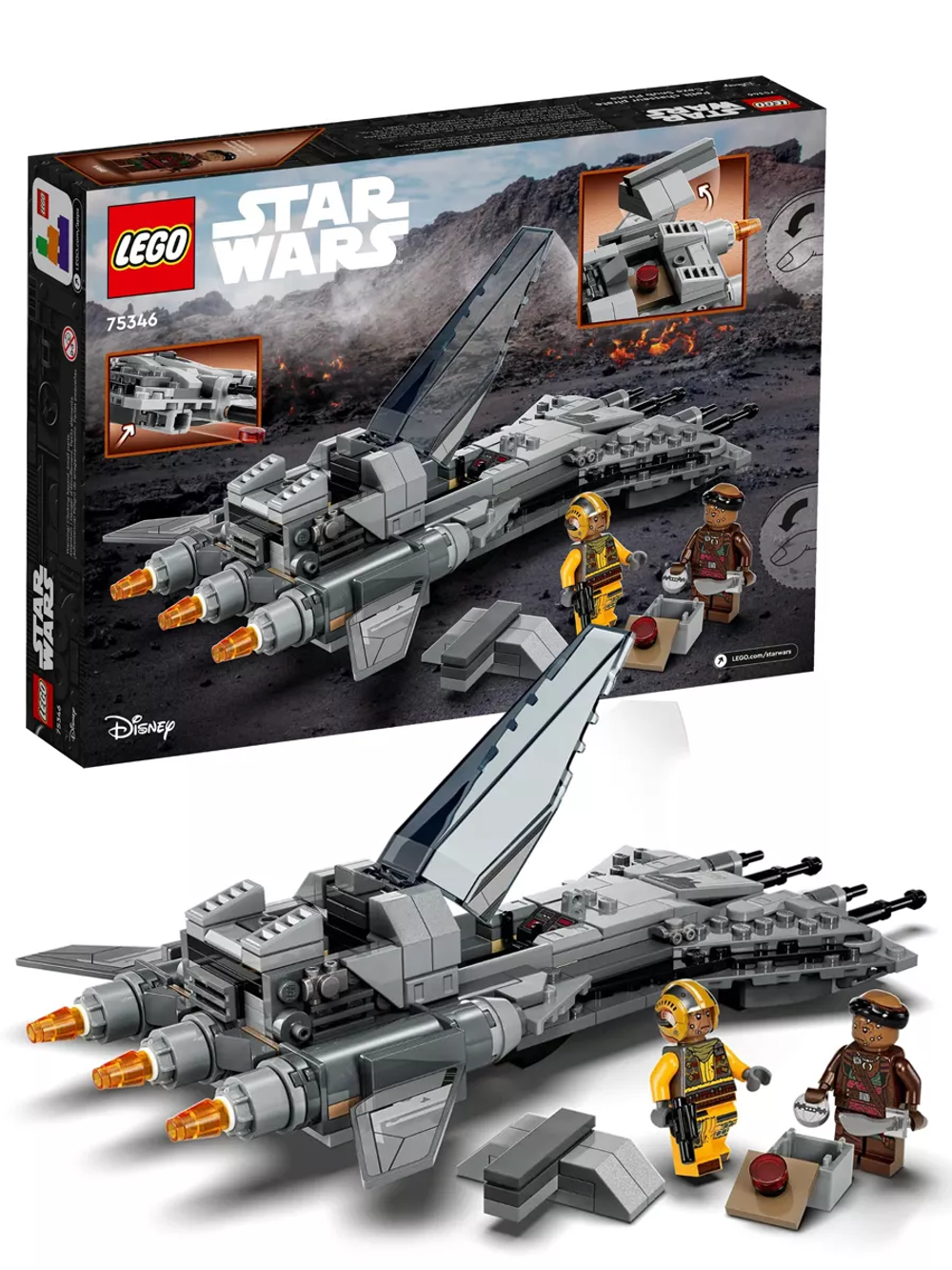 LEGO Star Wars 75346 «Пиратский истребитель» — космическая техника из вселенной SW