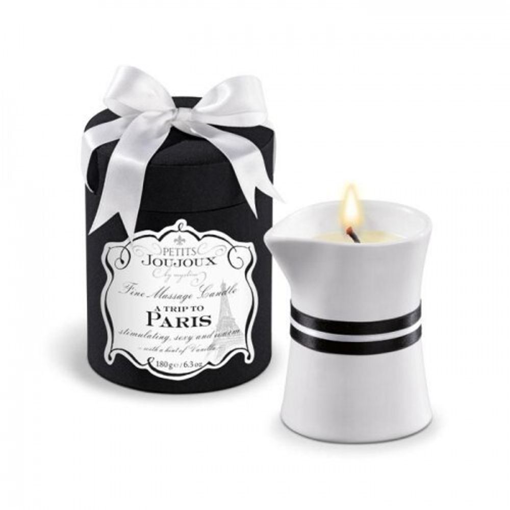 Массажная свеча Petits JouJoux Paris ваниль и сандал, 190 гр.