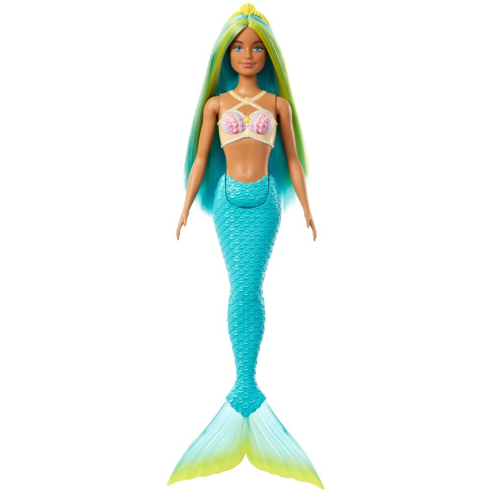 Barbie - Кукла-русалка с голубым хвостом HRR03 / артикул   HRR02 HRR03  / GTIN 194735183647