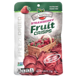 Brothers-All-Natural, Fruit Crisps, клубника, 12 пакетиков на одну порцию, 7,5 г (0,26 унции)