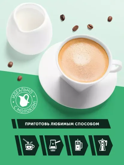 Кофе молотый Живой Кофе Эспрессо Итальяно 250 гр.