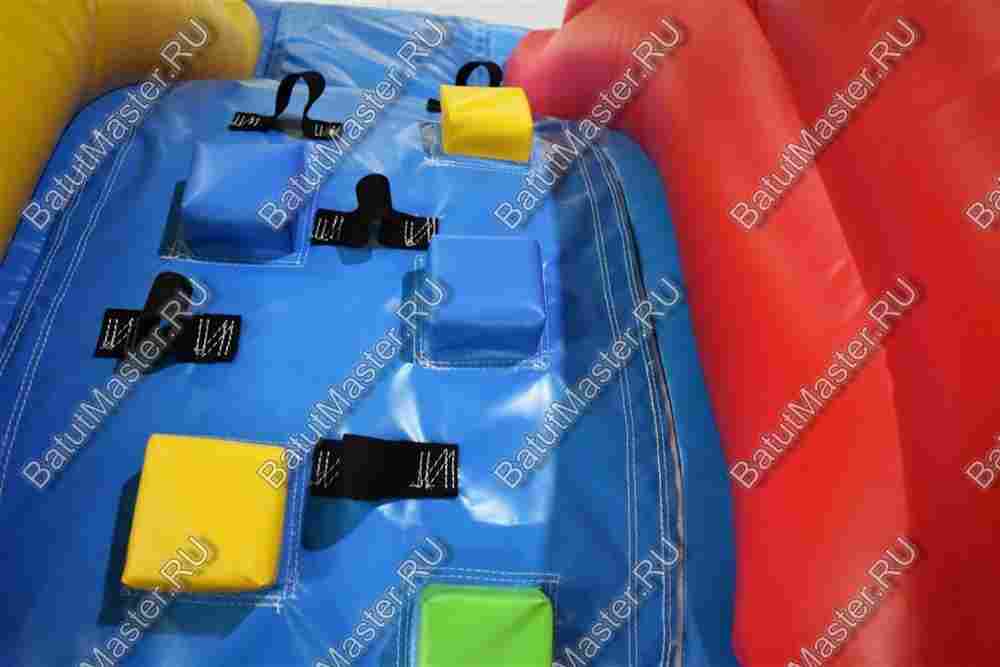 Детский надувной батут "Батутный дрифт", 5.5*2.5*2 м