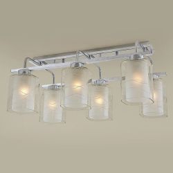 Citilux Румба CL159160 Люстра потолочная Белая Хром