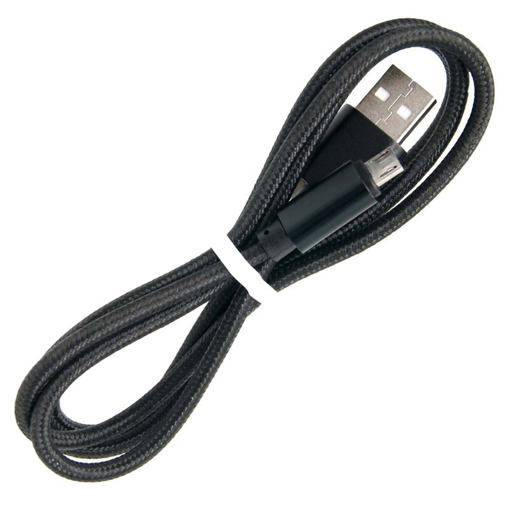 Кабель USB - Micro Mega (черный) 1м