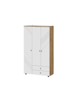 Шкаф для одежды распашной Белый 120х46х210 см