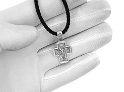 Крестик из серебра 8605