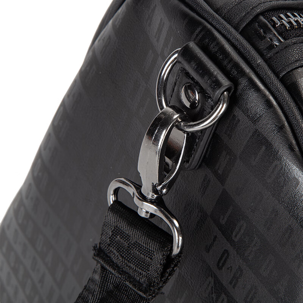 Jordan Artificial Leather Sports Bag, Crossbody Bag, Handbag, Basketball Bag, Travel Bag Unisex Black