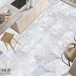 NT CERAMIC. Керамогранит Onyx Solano Blue NTT99510P 600*1200мм полированная