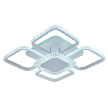 Потолочный светодиодный светильник 5886/4+1 WHT 132W+10W RGB белый Profit Light