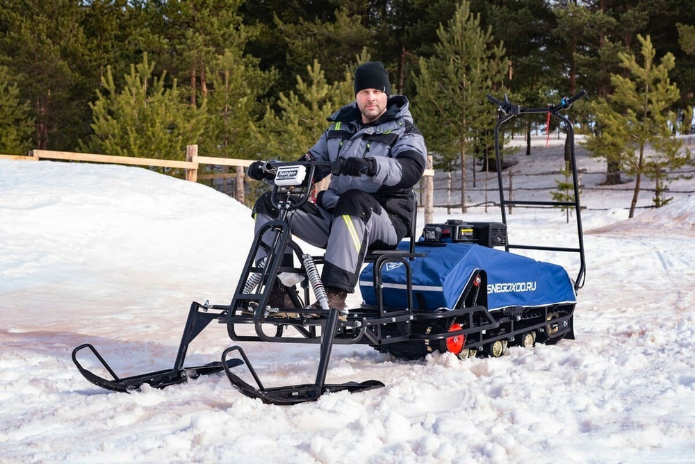 Мотобуксировщик БУРЛАК-М Опти-3 15 л.с.