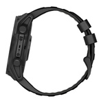 Спортивные часы Garmin tactix 8, 51 мм, AMOLED, силиконовый ремешок чёрный/«серая галька» Безель из титана, AMOLED-дисплей с сапфировым стеклом. Ремешок с классической застёжкой — на запястье обхватом 127–210 мм