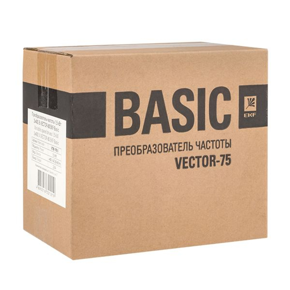 Преобразователь частоты 1,5 кВт 3x400В VECTOR-80 EKF Basic