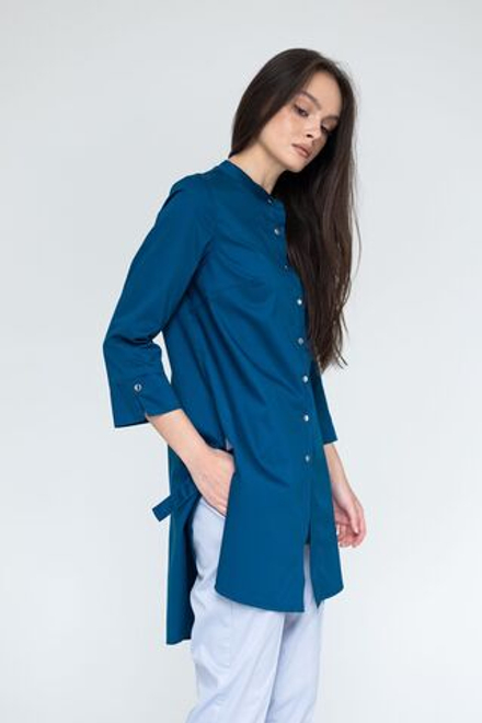 Халат женский м178 toray стретч opal blue