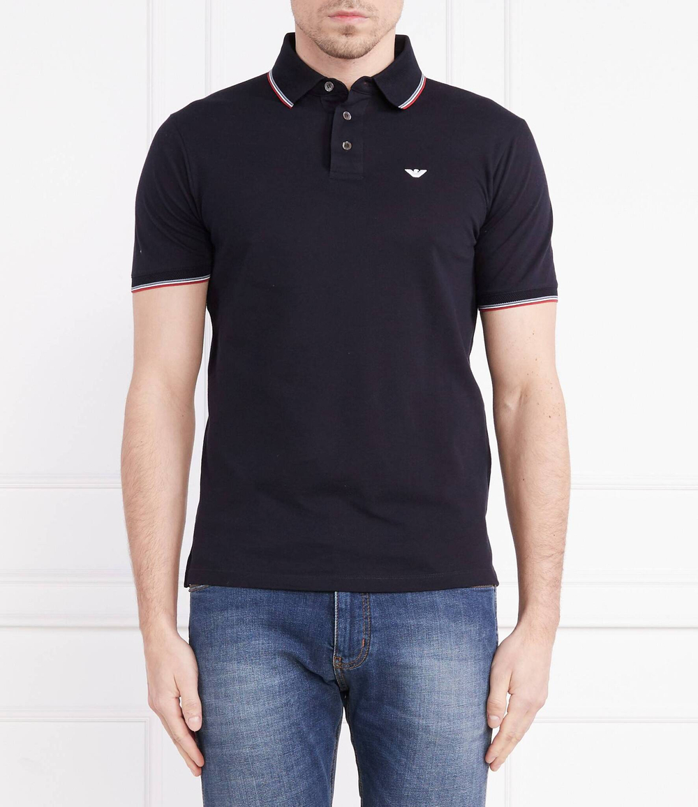 Поло Emporio Armani - темно-синий(3R1F70 1JTKZ)
