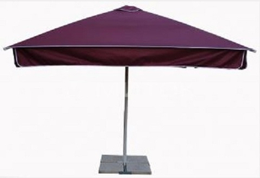 Зонт Митек 3,0х3.0 м с воланом (стальной каркас с подставкой, стойка 50мм, 4 спицы 25х25мм, тент OXF 300D) порошковая краска