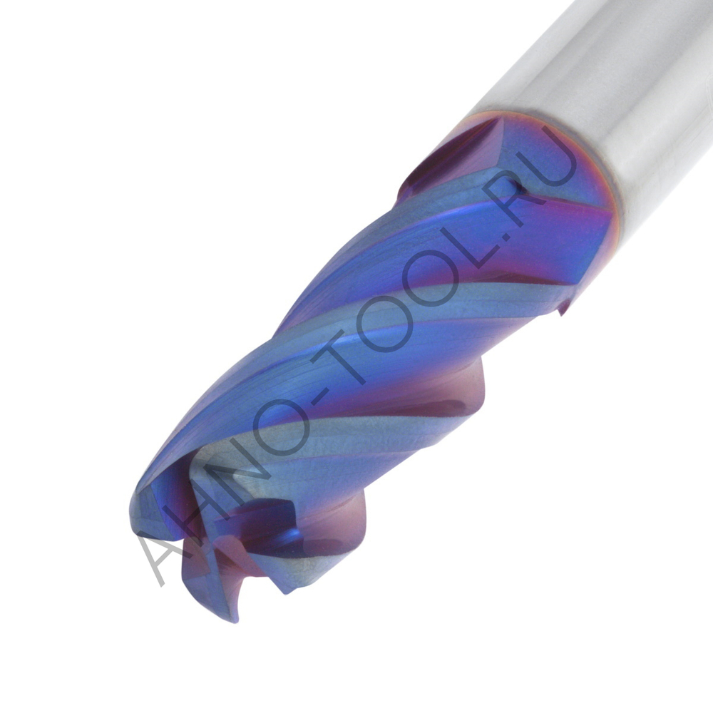 Фреза твердосплавная   6мм (L=50, l=16, хв=6) Z4 35° по закаленной стали, с радиусной фаской BRHM-4R-D6.0R1.0 AHNO