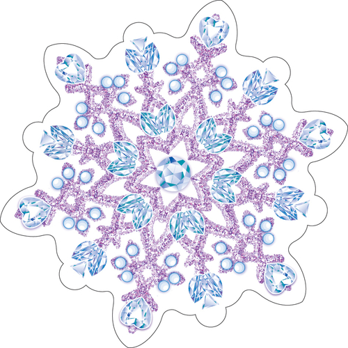 Украшение на скотче 88.424 Украшение на скотче "Снежинка" 46070