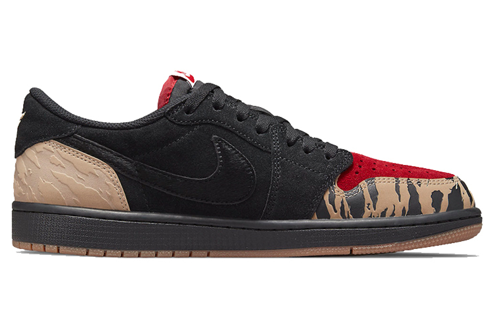 Кроссовки Solefly X Jordan Air Jordan 1 Retro Low Og Sp "Black And Sport Red"