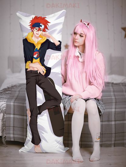 Дакимакура Ланга Хасегава и Рэки Кян арт. 0860