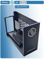 Внешний корпус Wikingoo Q2L с двумя слотами PCIe. Thunderbolt 3/4.