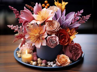 Алмазная мозаика 30*40см. без подр. "Дивный аромат" с полн. заполн.30цв. (Арт.НД-6405)