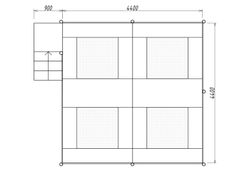 Батутный комплекс из 4-х батутов - проект для небольшого бизнеса