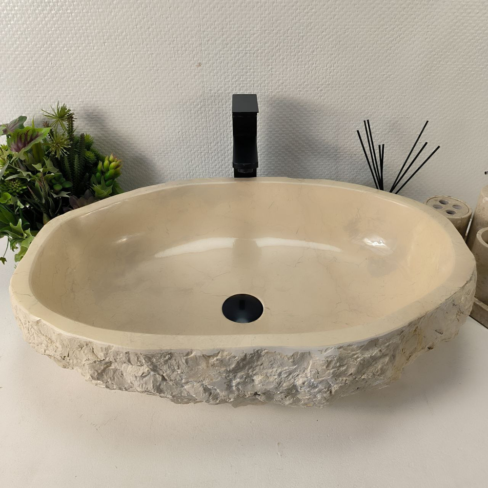 Раковина из мрамора Erozy Cream EM-64947 64*43*16 0880