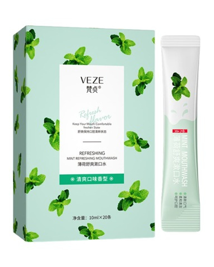 Ополаскиватель для полости рта с мятой, 10мл