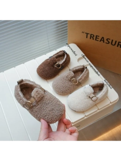 Балетки из искусственного меха