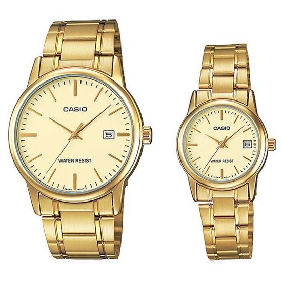 Парные часы Casio Standard: MTP-V002G-9AUDF и LTP-V002G-9AUDF