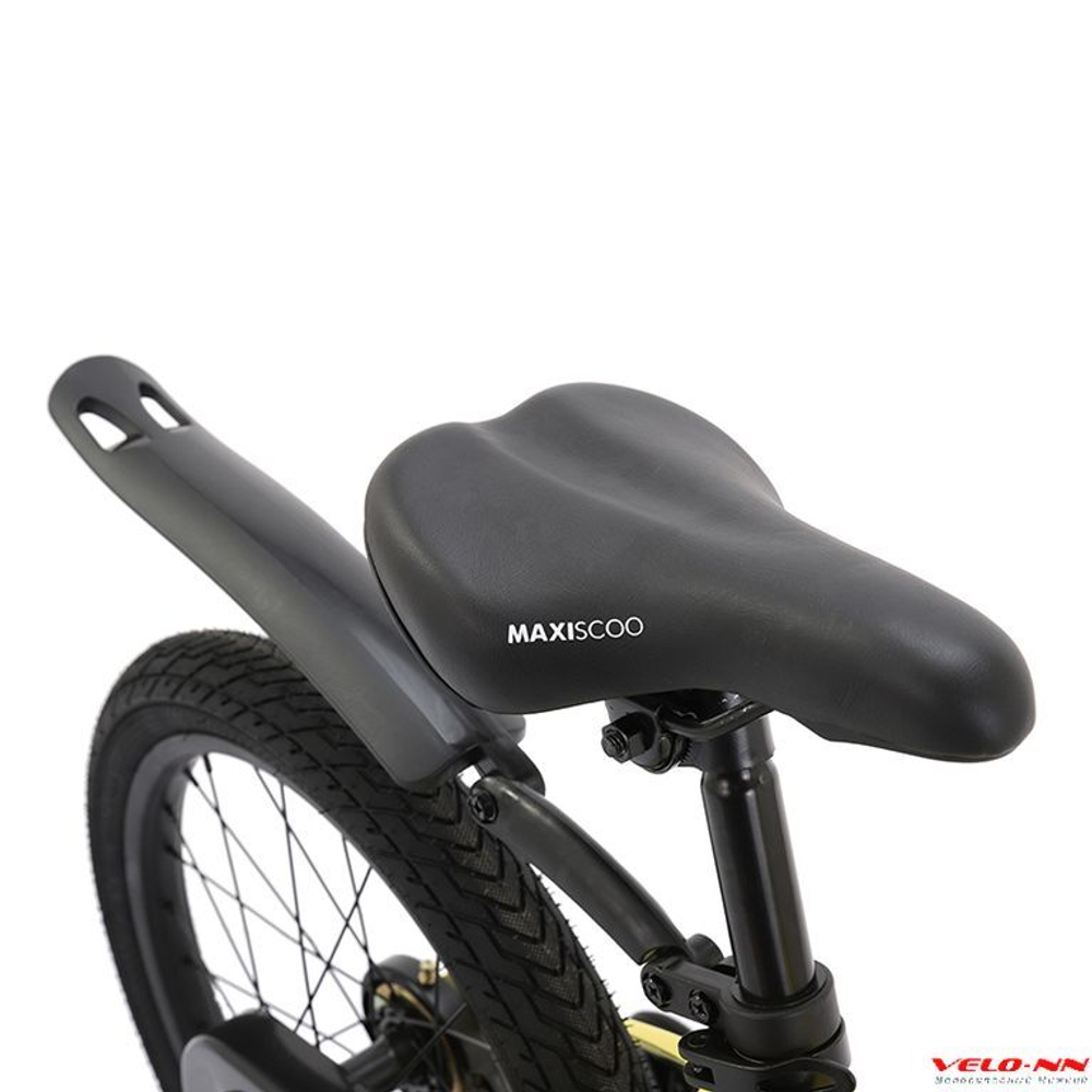 Велосипед 18"MAXISCOO "Air", Стандарт, Желтый (2023) (10702070/310123/3045746, Китай)