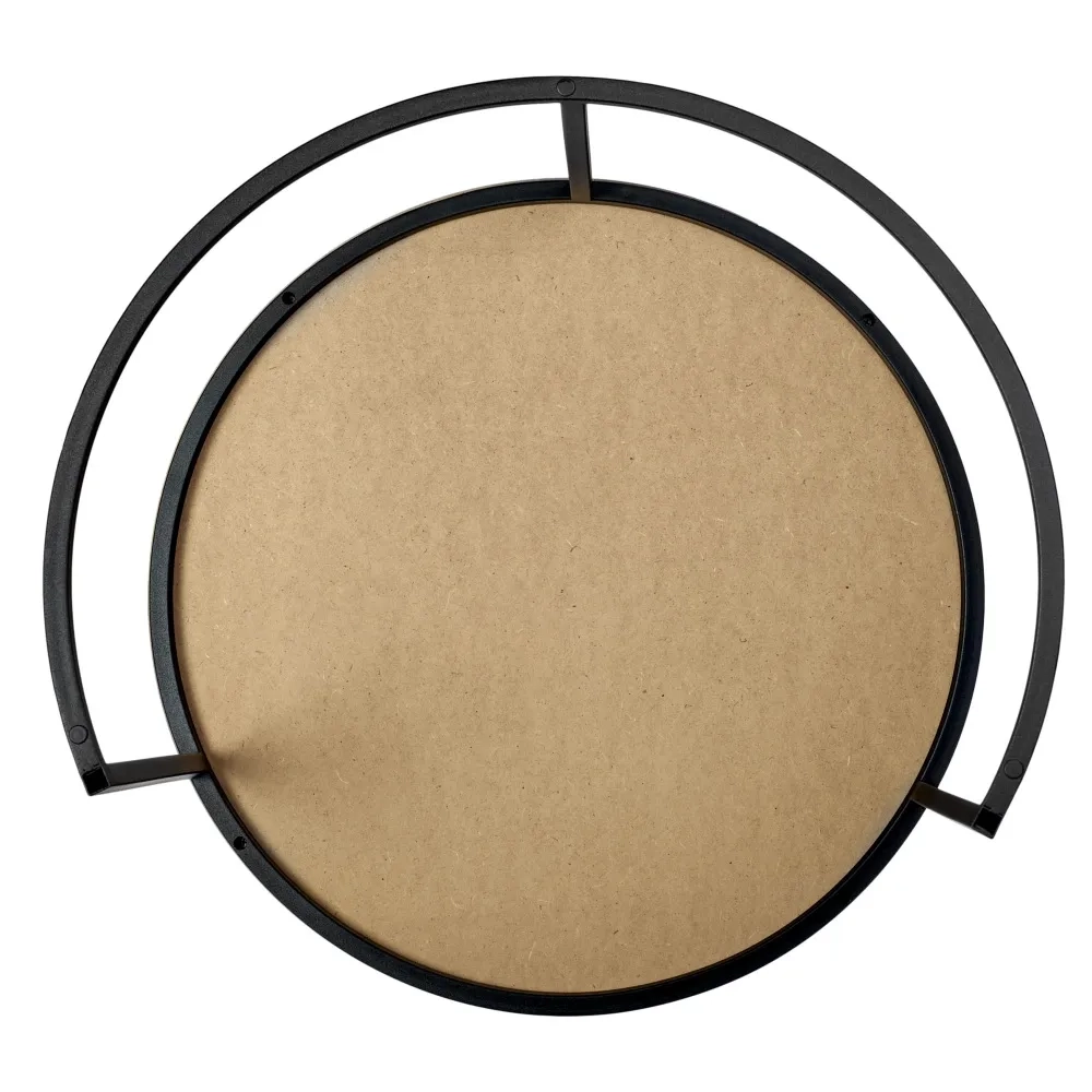 Набор кофейных столиков Bradex Home ов Tango орех и серый мрамор с чёрными ножками, 2шт