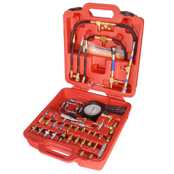 Набор для измерения давления в системе впрыска топлива бензиновых двигателей СТАНКОИМПОРТ, KA-7532K