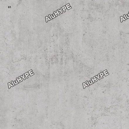 Алюминиевая композитная фасадная панель PlastCover 4/0,4 FR 1500×4000, цвет 44 Бетон Манхэттен AluHype