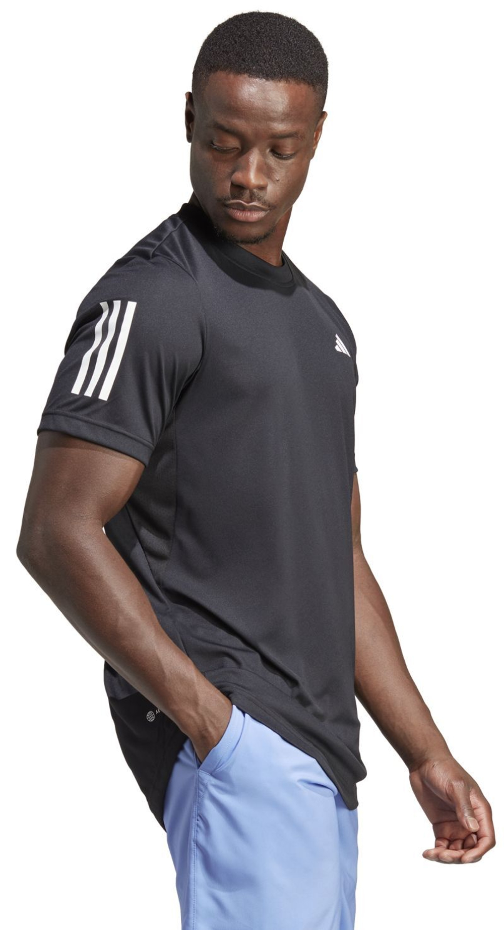 Adidas club 3 stripes tee clearance