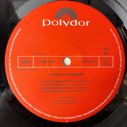 Винтажная виниловая пластинка LP Deep Purple Perfect Strangers (Japan 1984) (Obi)