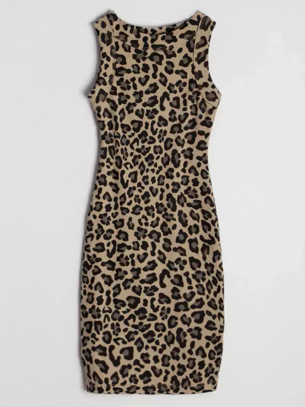 Платье для девочки летнее, леопардовое